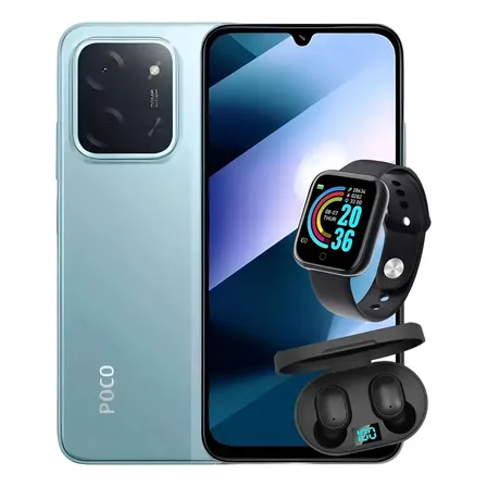 Xiaomi Poco C85 256gb 16gb Ram Lançamento 2026+ Brinde Top1 Verde