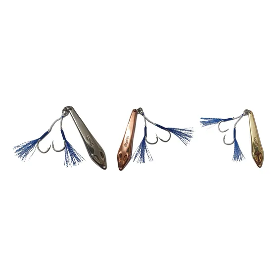 3 Unid Isca Slow Jig Sniper 15g Cob Cromado C/ Assist Hook