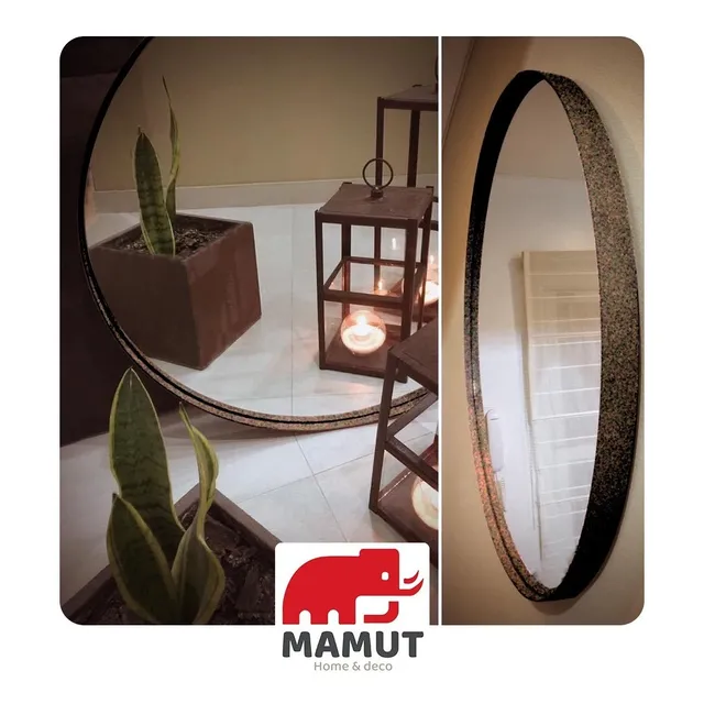 Combo Espejo 80 Cm + Repisa Flotante Baño Dormitorio Living