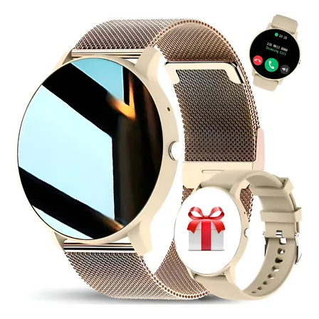 Relógio Smartwatch Original Relógios Inteligentes Bluetooth Ouro Ouro Ouro Ouro