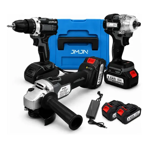 4 Em 1 Kit Ferramenta Elétrica Furadeira Impacto Brushless