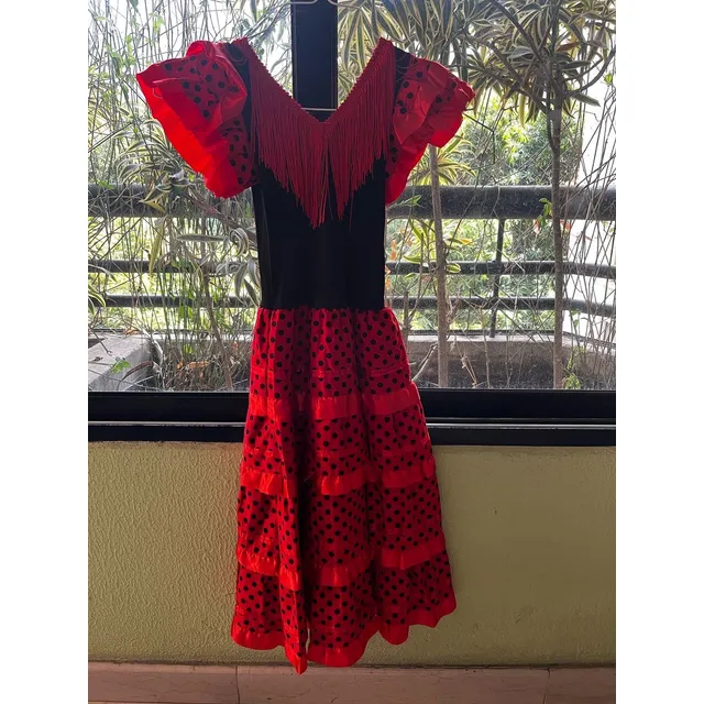 Vestido De Baile Flamenco Para Niñas