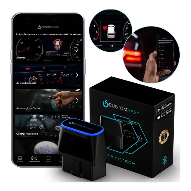 Scanner Módulo Desbloqueio Vcds Custom Easy Obd Plug N Play