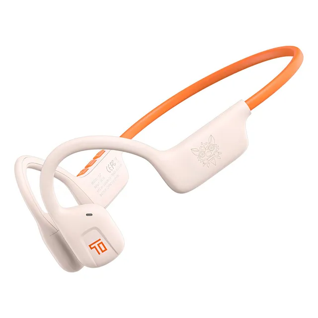 Auriculares Inalámbricos Deportivos Onikuma Running Crossfit Color Crema