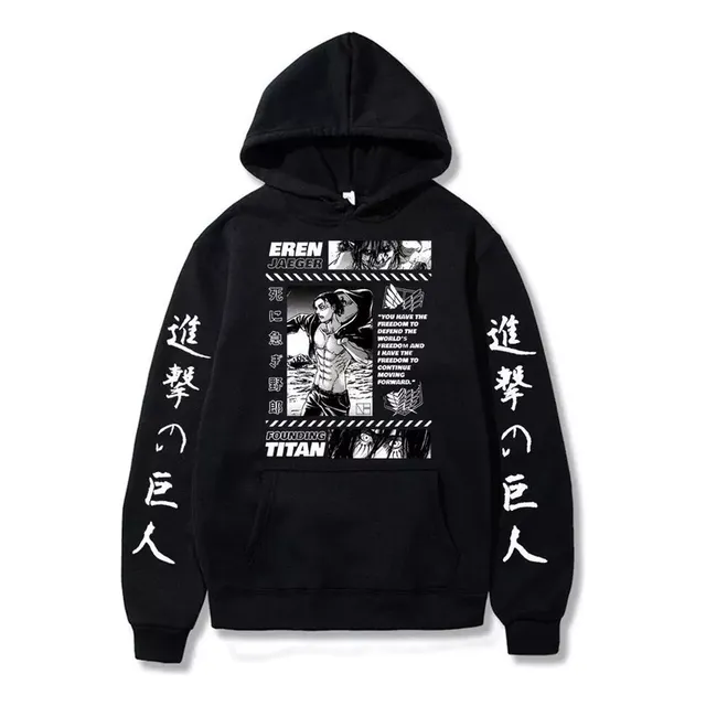 Buzo Canguro Attack On Titan Eren Yeager Anime Jerse