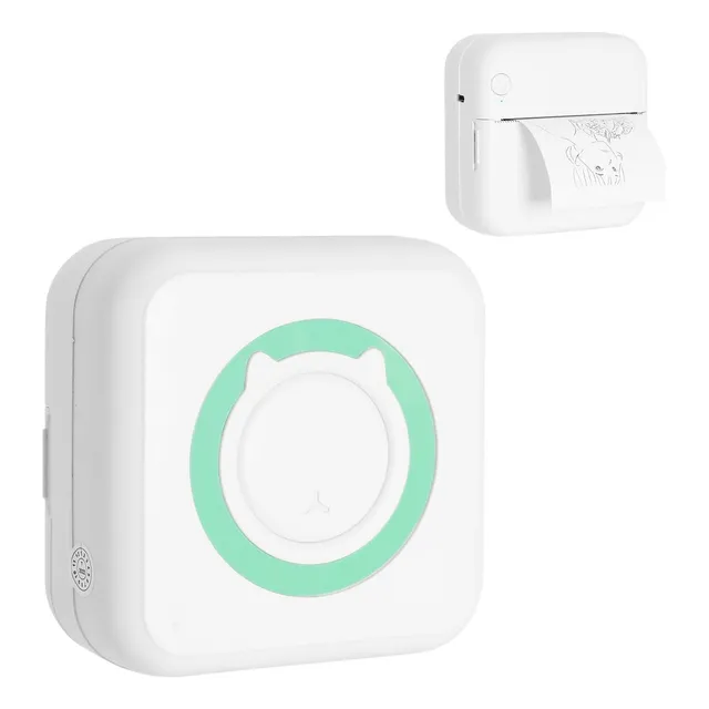 Mini Impresora Térmica Portátil Bluetooth + Rollo Regalo Ax®