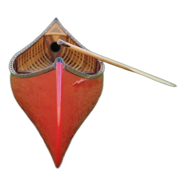 Homeroots Canoa Madera Roja Costilla Arco Curvado