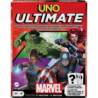 Jogo De Cartas Uno Ultimate Marvel Com 4 Cartas Metalizado C Jogo De Cartas Uno Ultimate Marvel Com 4 Cartas Metalizado C