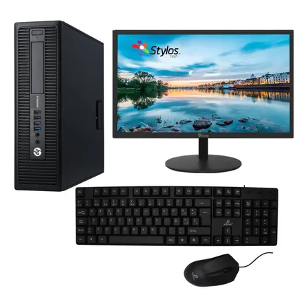 Equipo Completo Hp Amd A8 8gb De Ram 240gb Ssd Monitor 18.5 - Excelente (Reacondicionado)