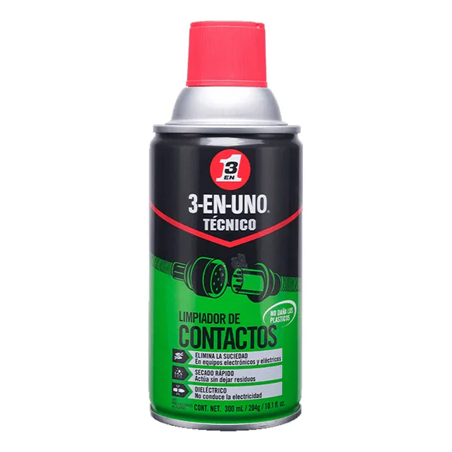 Aceite Limpia Contactos En Spray 3 En Uno 300ml H Y T