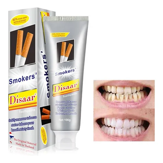 Kit 2 - Creme Dental P/ Fumantes Clareamento E Prevenção 