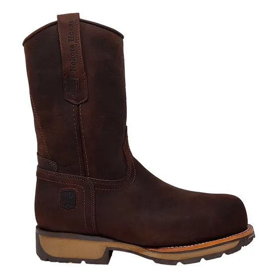 Nokota Horse Bota Trabajo Caballero Sherman Café Con Casco