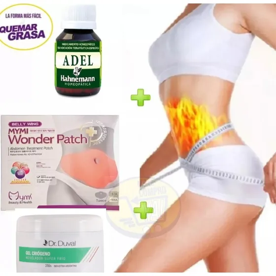 Parches Adelgazantes+gel Reductor+90 Pastillas P Adelgazar