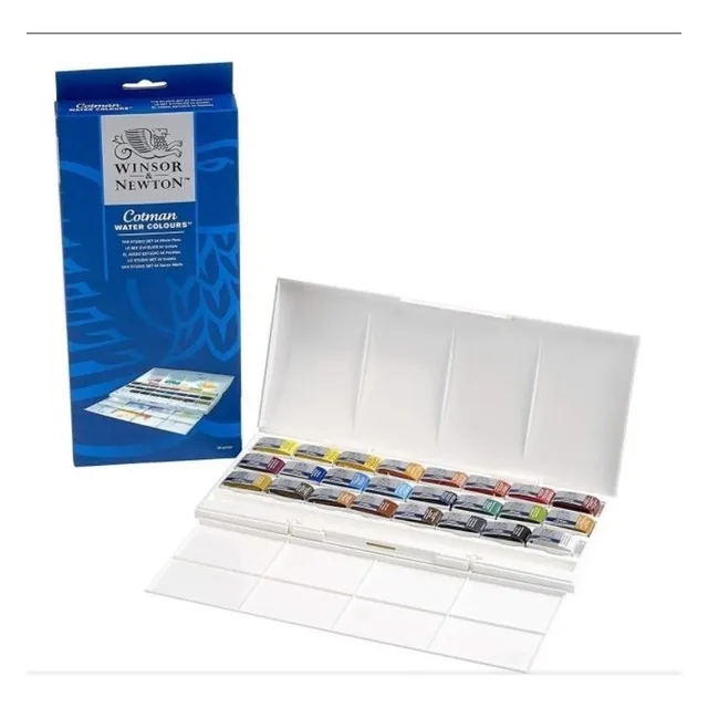 Acuarelas Winsor Newton X 24 Pastillas Grandes Profesionales
