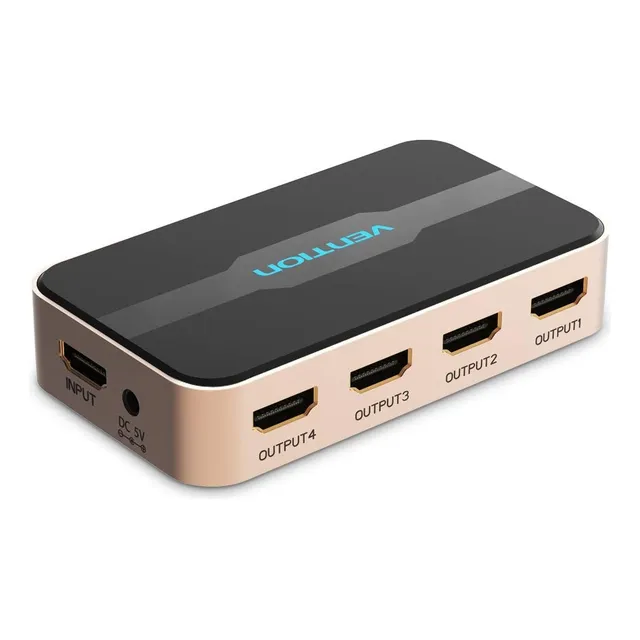 Splitter  Multiplicador Hdmi 1 Entrada 4 Salidas Activo Accg