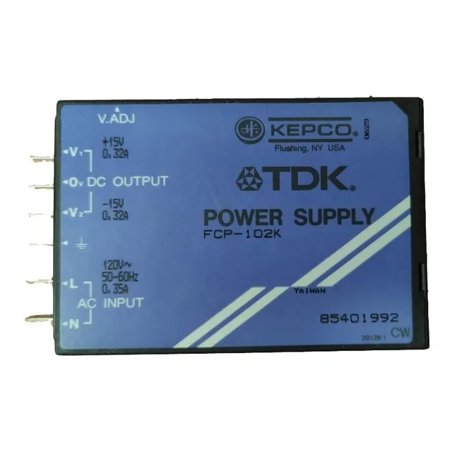 Fuente Dc Simétrica +/-15v 0.32a Kepco Fcp-102k