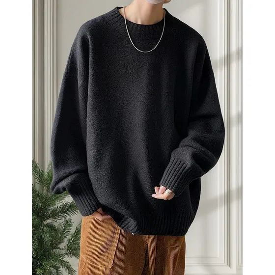 Suéter Com Estampa Personalizada, Masculino, Outono, Inverno