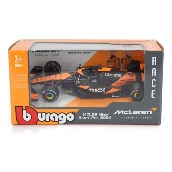 Mclaren Mcl38 2024 #81 Oscar Piastri F1 Formula 1 Esc 1/43