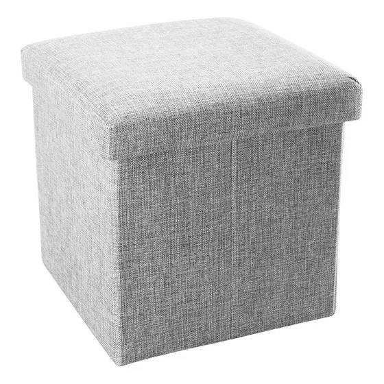 Puff Silla Cubo Organizador Plegable Caja Juguetes Baúl