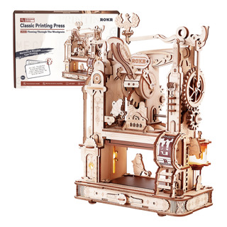 Modelo Mecánico De Prensa De Impresión 3d Diy Puzzle Lk602 Modelo Mecánico De Prensa De Impresión 3d Diy Puzzle Lk602