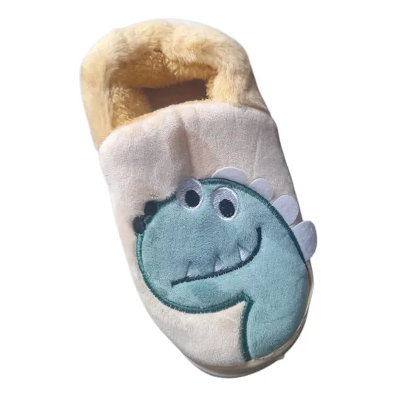 Pantuflas Infantiles Mis Mimos Con Diseño De Dinosaurios