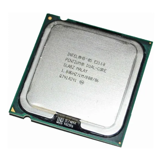 Processador Intel Pentium E2160 BX80557E2160 de 2 núcleos e 1.8GHz de frequência com gráfica integrada