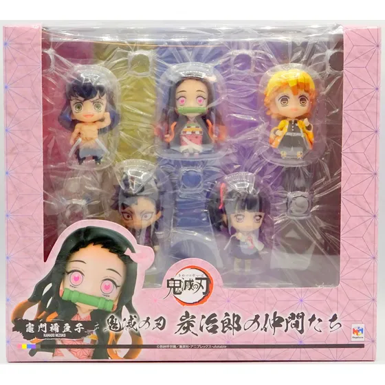 Pack 5 Figuras Originales Marca Megahouse, Amigos De Tanjiro
