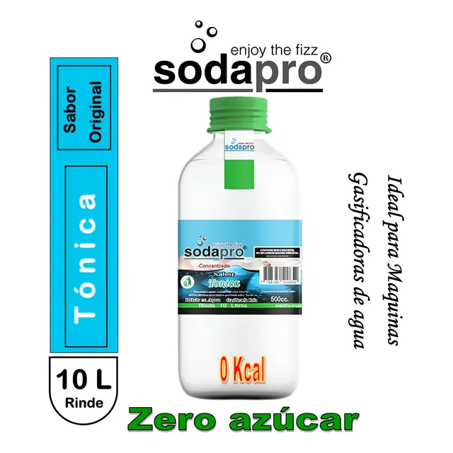 Sodapro Jarabe Concentrado Sabor Tónica  Zero Bot. X 500cc.