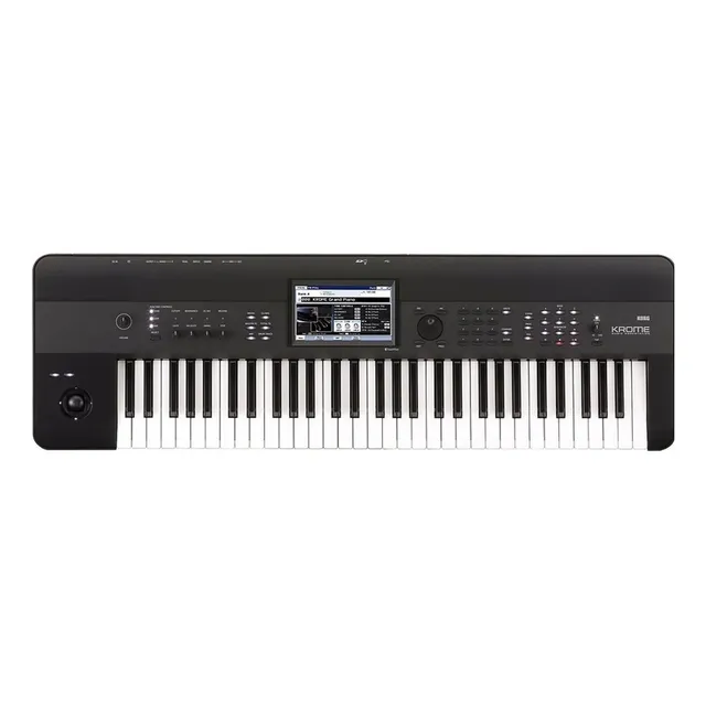 Korg Krome 61-key Estación De Trabajo Musical De Teclado Color Plateado