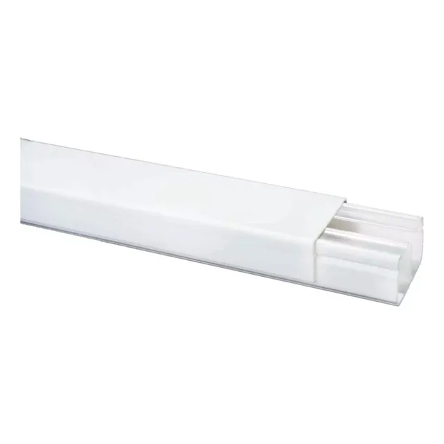Canaletas Plásticas Con Division Pvc 40x25 Mm (caja 10und)