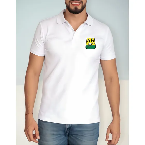 Camiseta Tipo Polo Bucaramanga T-shirt Polo White