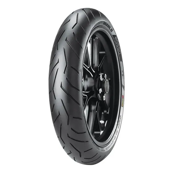 Pneu dianteira para moto Pirelli Supersport Diablo Rosso II sem câmara de 120/70 ZR17 W 58 x 1 unidade