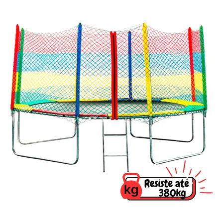 Cama Elástica Pula Pula 3.05 Suporta 380kg Alta Resistência