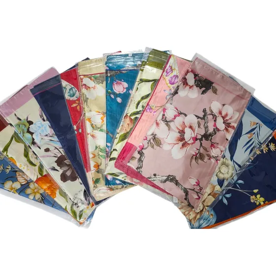 Pañuelos Seda Raso Grandes 90 X 90cm Pack 12u Varios Modelos Pack X 12u Varios 90x90cm