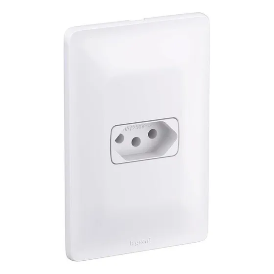 Tomada 2p+t 20a Branca Completa Zeffia Pial Legrand 680120 Cor Branco