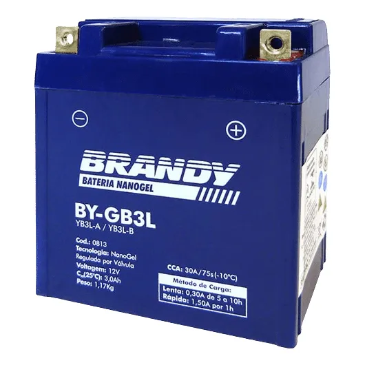 Bateria Nanogel By-gb3l Para Moto Dt 200