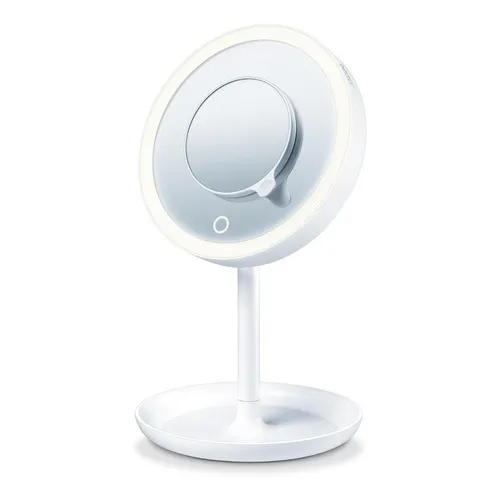 Espejo Beurer C/luz Led Bs45 Y Espejo Magnético Adicional 5x