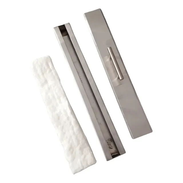 Quemador En Acero Para Chimenea De Bioetanol 90 Cms X 5 Cms