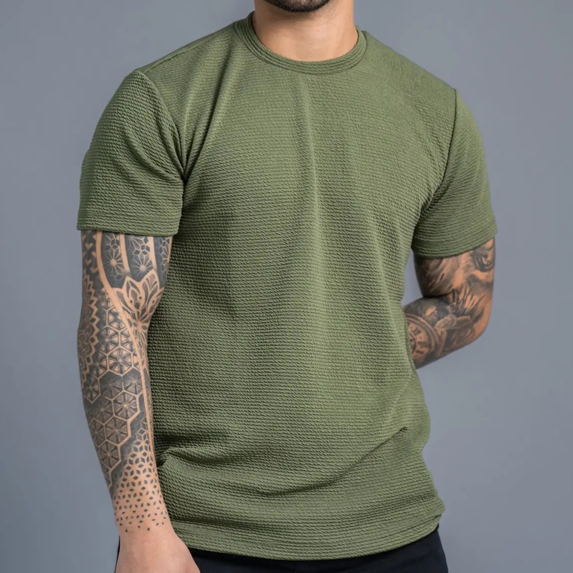 Camiseta Masculina Manga Curta Confortável Dia A Dia -anarhu