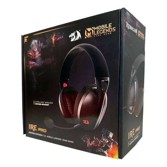 Diadema Redragon Ire Pro Mobile Legends Edición Limitada Color Negro