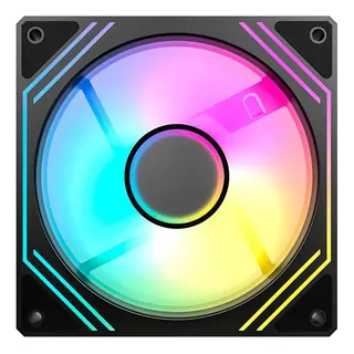 Ventoinha Acegeek Neon, Argb, 120mm, Preto, Ag-neon-bk