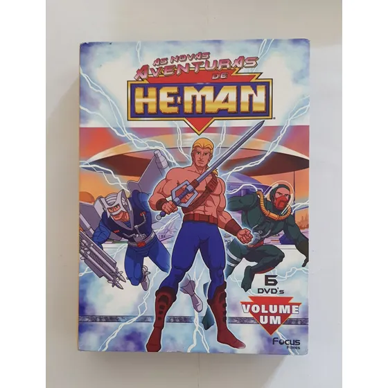 As Novas Aventuras De He-man Box Com 6 Dvds Originais