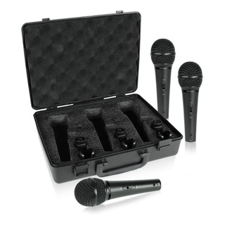 Behringer Xm1800s Juego Microfonos Dinámicos Supercardioide Behringer Xm1800s Juego Microfonos Dinámicos Supercardioide