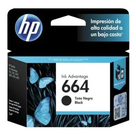 Cartucho Original Hp 664 Negro Nvo Impresora 3775 Sellado