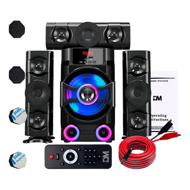 Minicomponente Dm-l3 Bluetooth, Luz Led, Usb, 3.1
