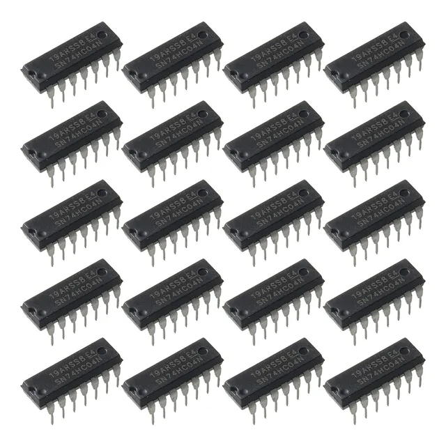 20 Piezas Puerta Cmos 74hc04