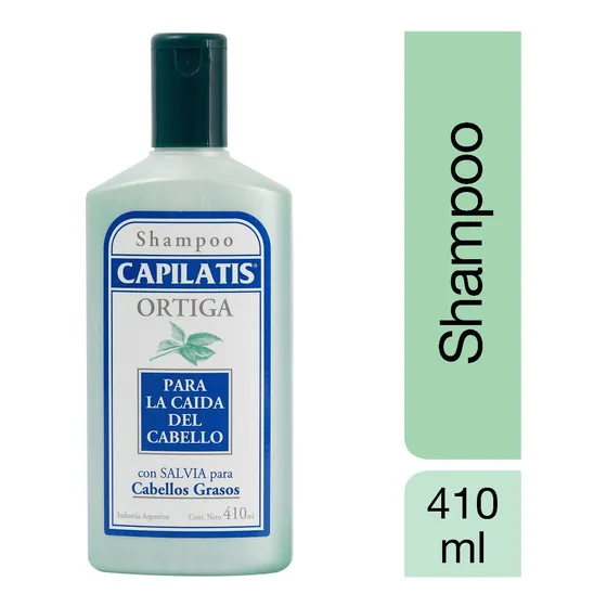 Shampoo Capilatis Caída Pelo Graso Ortiga Salvia 410 Ml