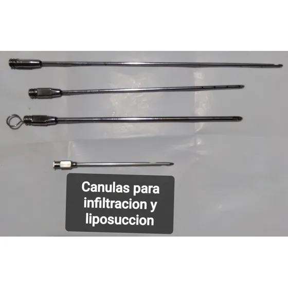 Canulas Para Liposuccion E Infiltracion, Usadas