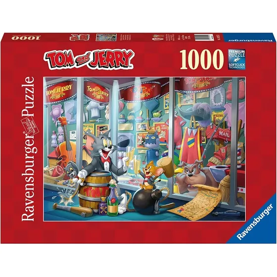Rompecabezas Puzzle Ravensburger Tom Y Jerry 1000 Piezas