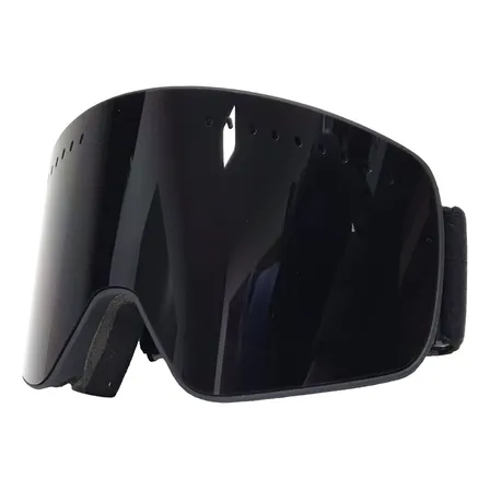 Antiparra Nieve Recta Frc Adulto Moto Snow Ski Uv Lente Negro Armazón Negro